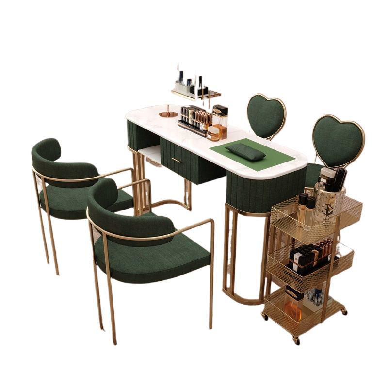 Interior Design Nail Salon - Mobili per manicure con tavolo per