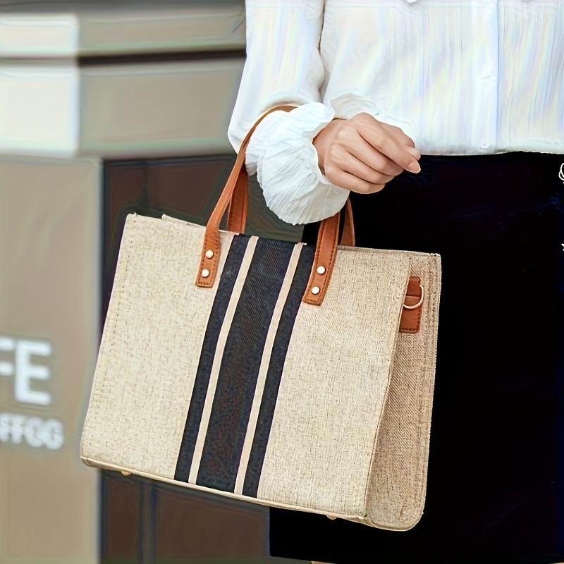 Interior Design School - Elegante Borsa Tote in Tela per