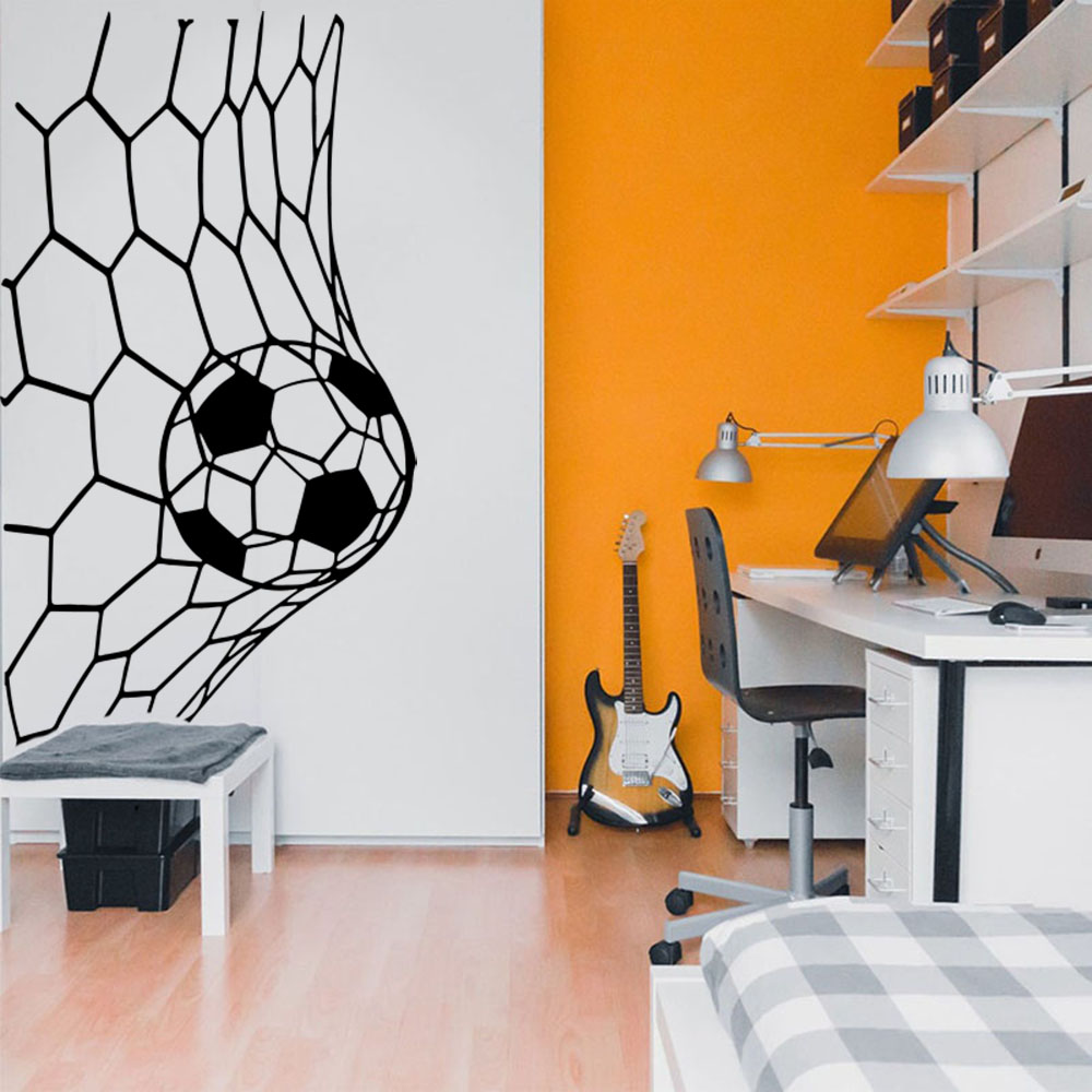 Interior Design School - Grande adesivo da parete Soceer Goal