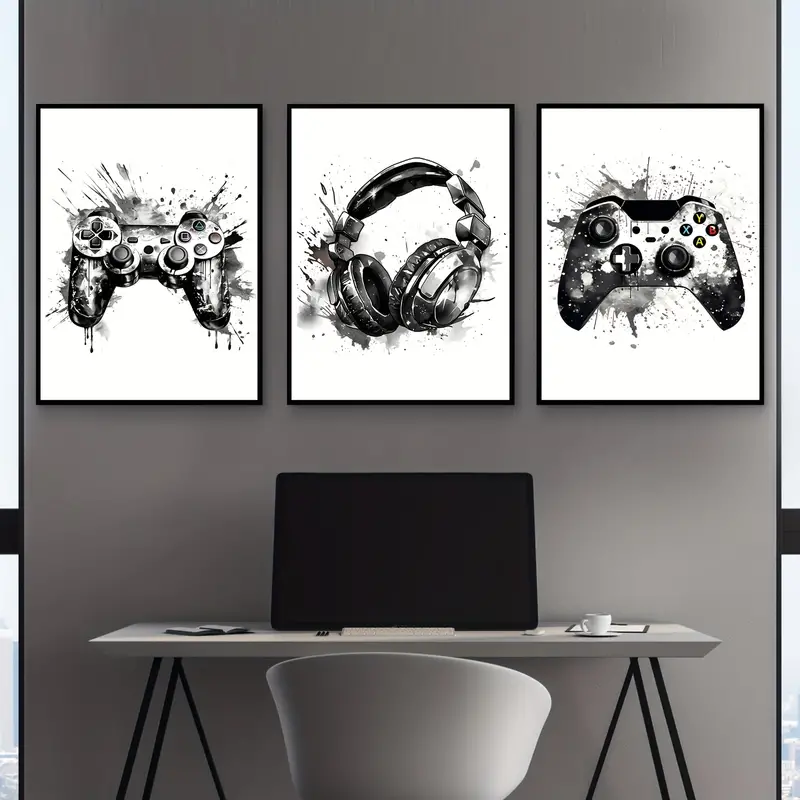 Abstract Canvas Set - 3 quadri su tela senza cornice,