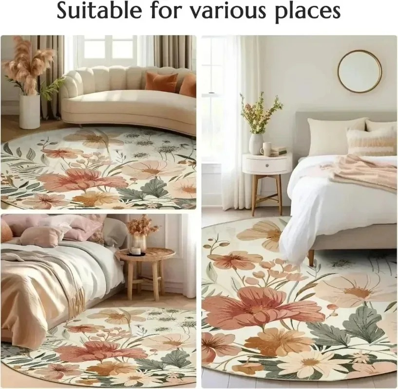 Tappeto Rotondo in Stile Bohém - Printed Rug Abstract recensione e prezzo