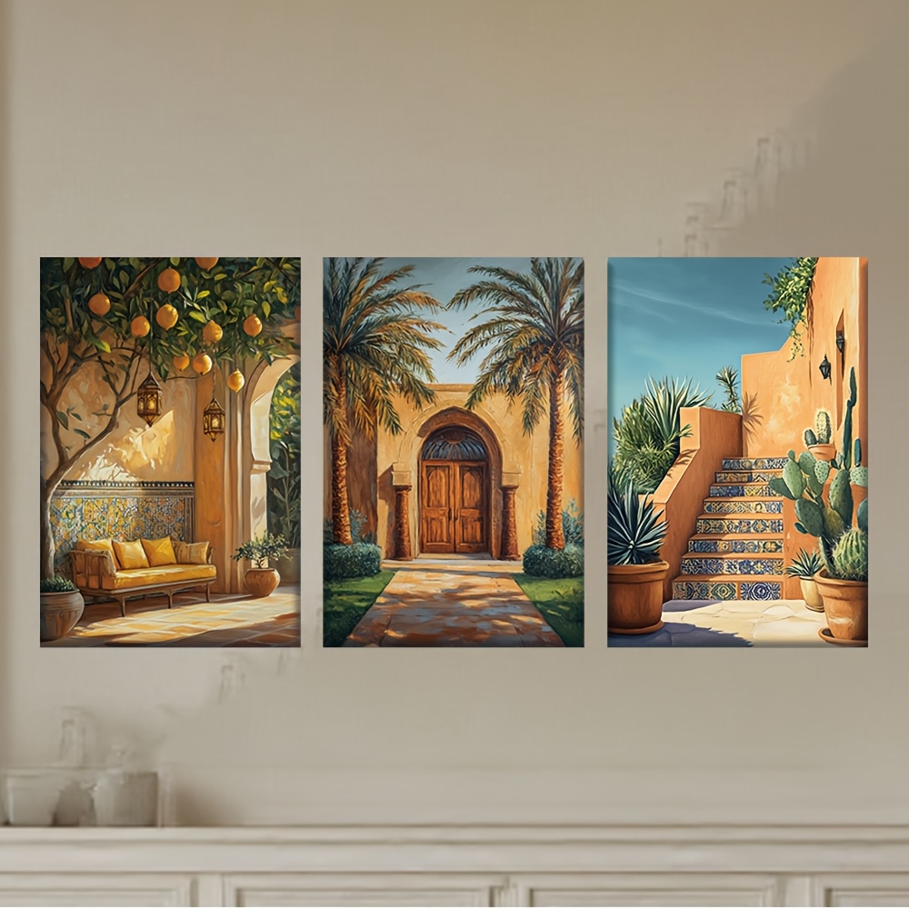 Set di 3 quadri senza cornice, - Abstract Canvas Set recensione e prezzo