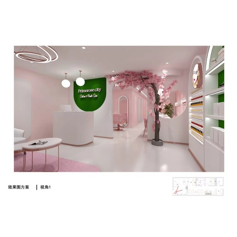 Mobili commerciali moderni per - Interior Design Nail Salon recensione e prezzo