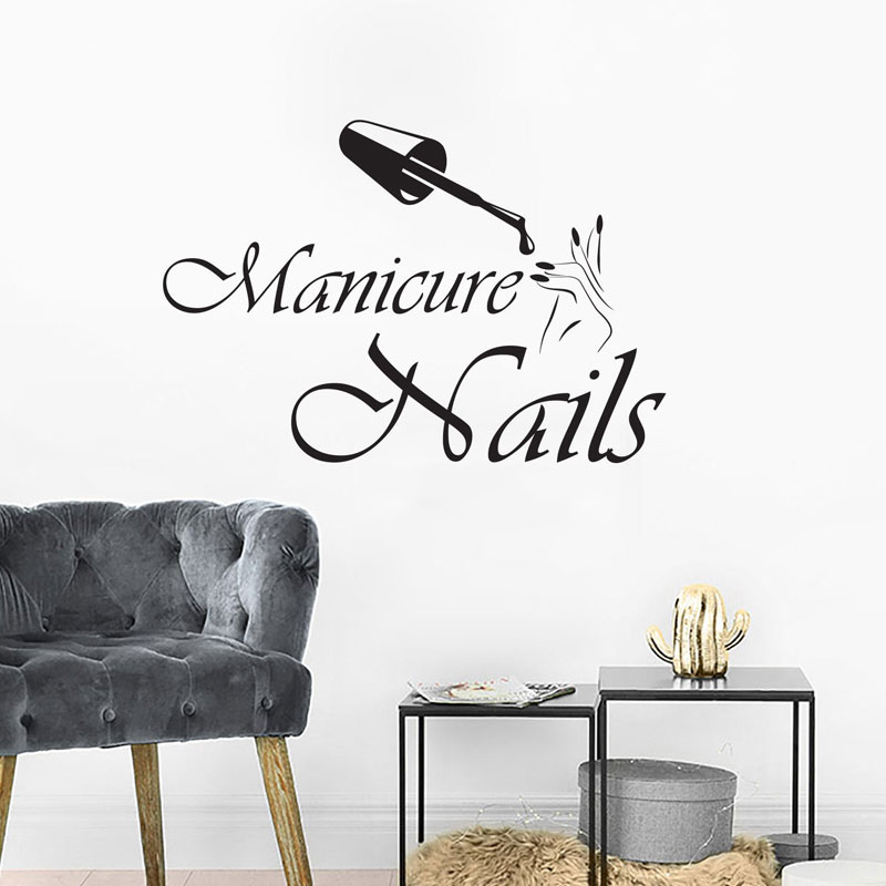 Adesivo da parete per manicure - Interior Design Nail Salon recensione e prezzo