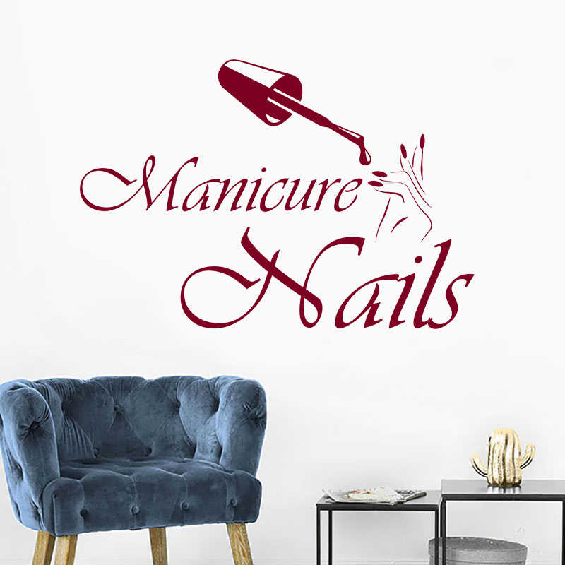 Adesivo da parete per manicure - Interior Design Nail Salon recensione e prezzo