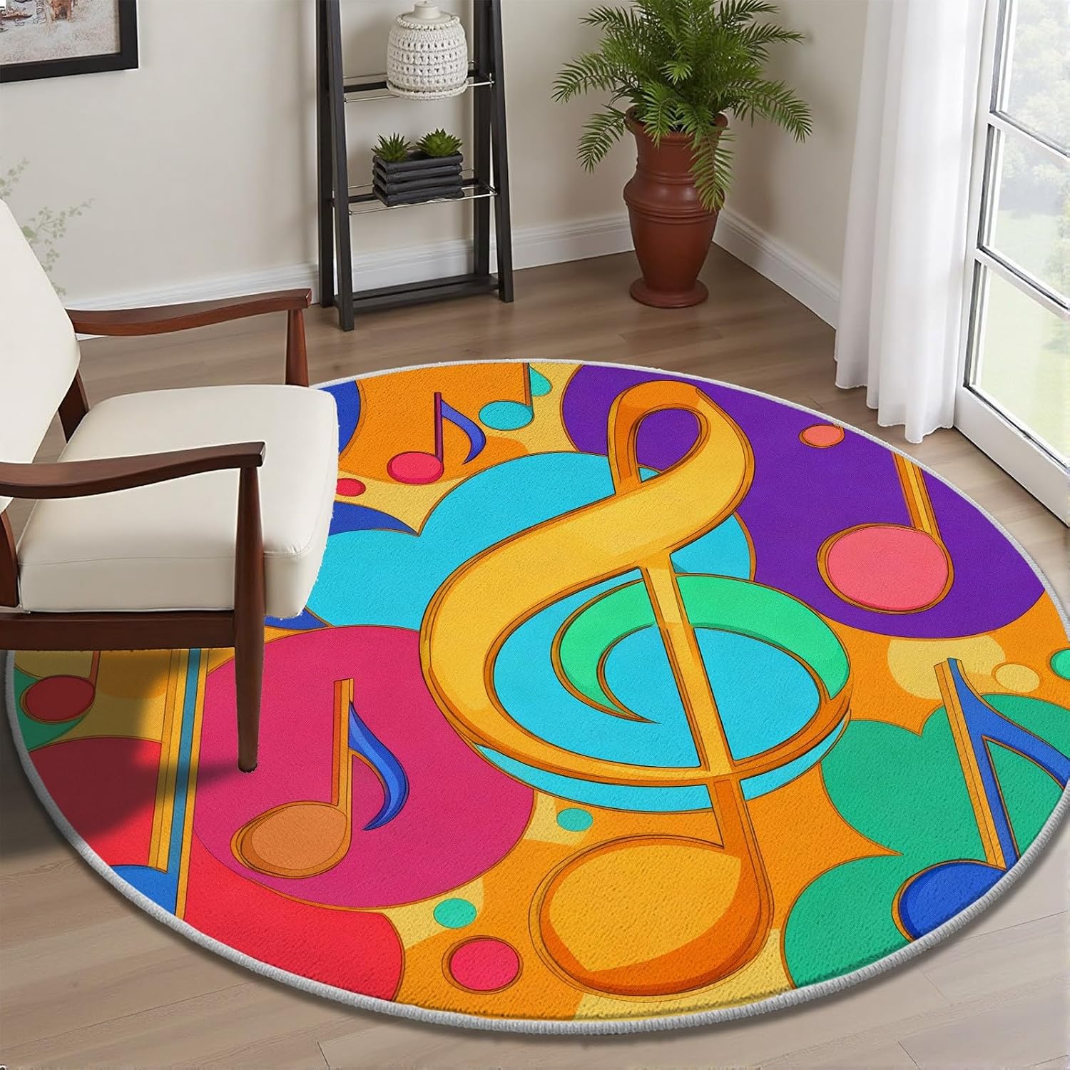 Tappeto Rotondo con Motivo Ast - Printed Rug Abstract recensione e prezzo