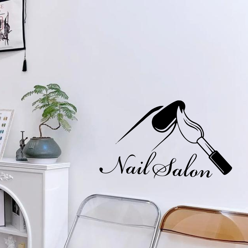 Adesivo Murale per Salone di B - Interior Design Nail Salon recensione e prezzo