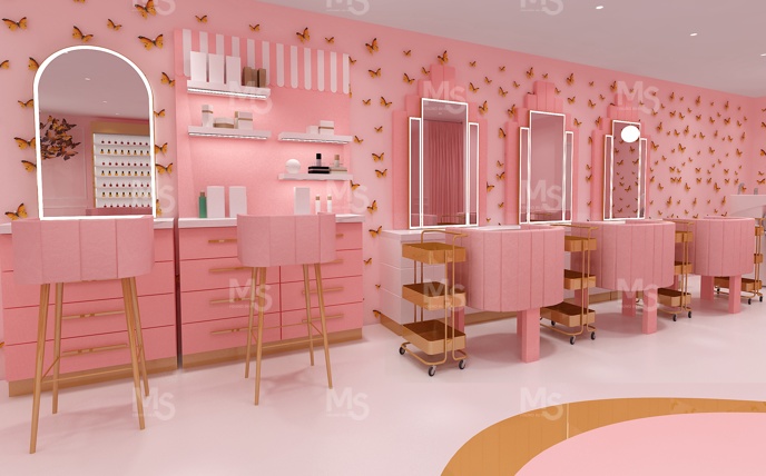MS-DISPLAY Mobili Durevoli per - Interior Design Nail Salon recensione e prezzo