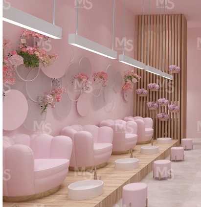 MS-DISPLAY Mobili Durevoli per - Interior Design Nail Salon recensione e prezzo