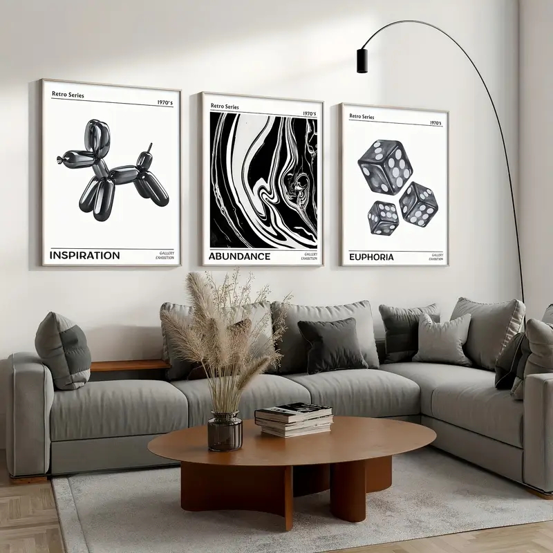3 pz/set Moderno Murale Elegan - Abstract Canvas Set recensione e prezzo